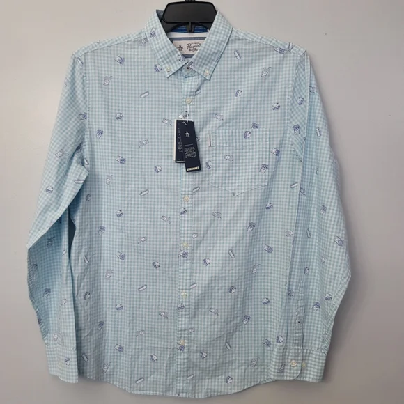 Original Penguin Shirts Original Penguin Mens Long Sleeve